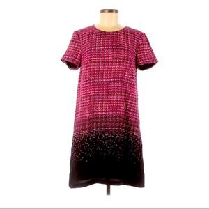 CeCe multicolor short sleeve shift dress SZ 6 corpcore secretary aesthetic